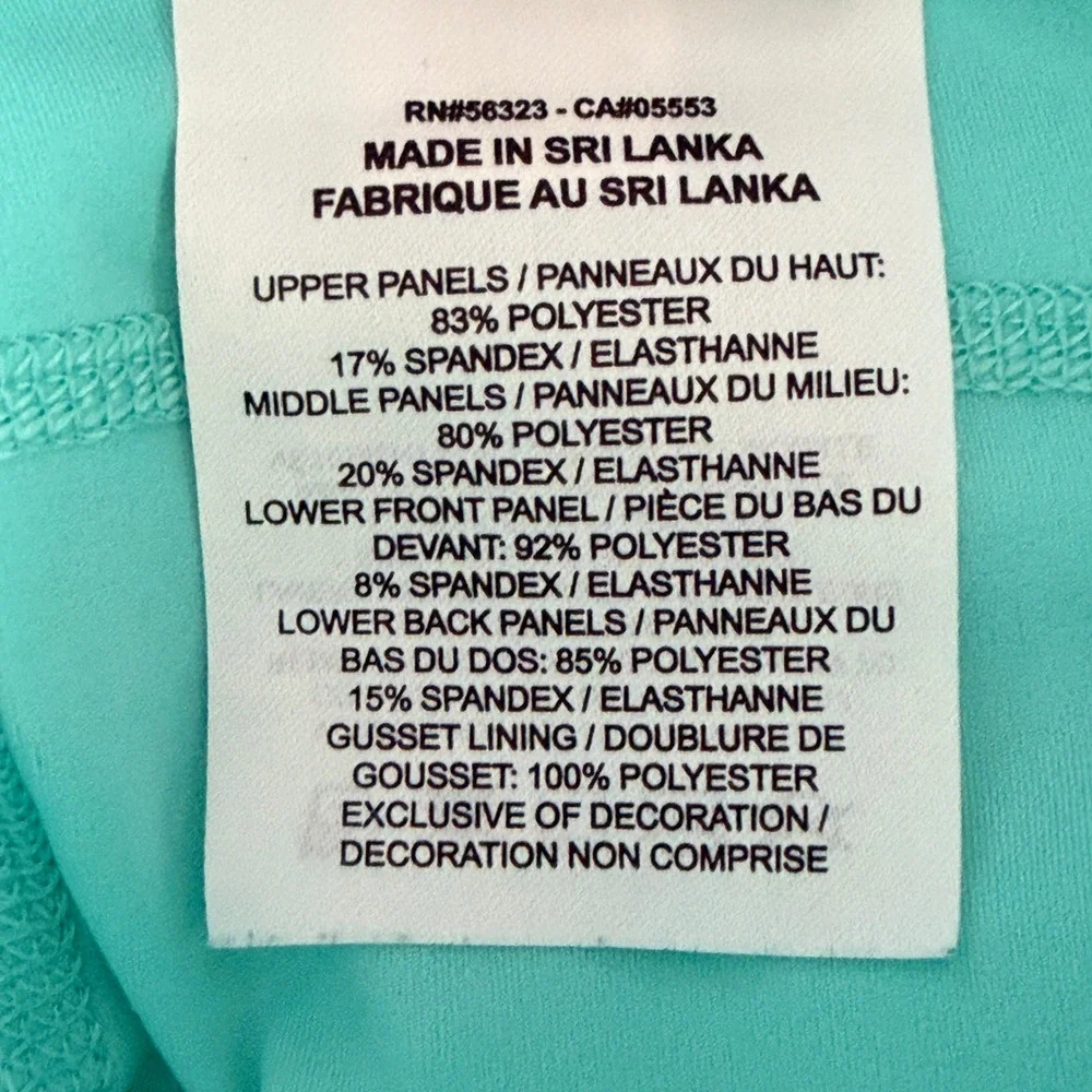 Nike Pro Hypercool Leggings Womens Size S Mint Navy Colorblock Mesh Activewear